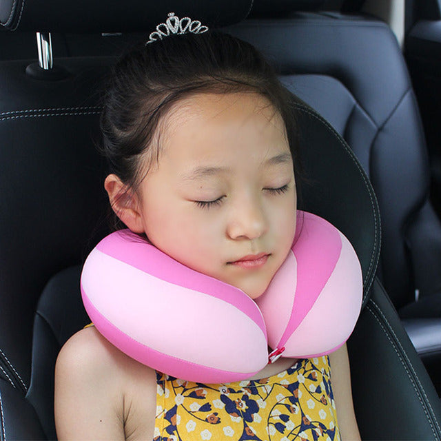 Children's U-Shaped Car Safety Seat Pillow